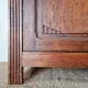 Antique carved wooden bonnetière – Art Deco / Art Nouveau style