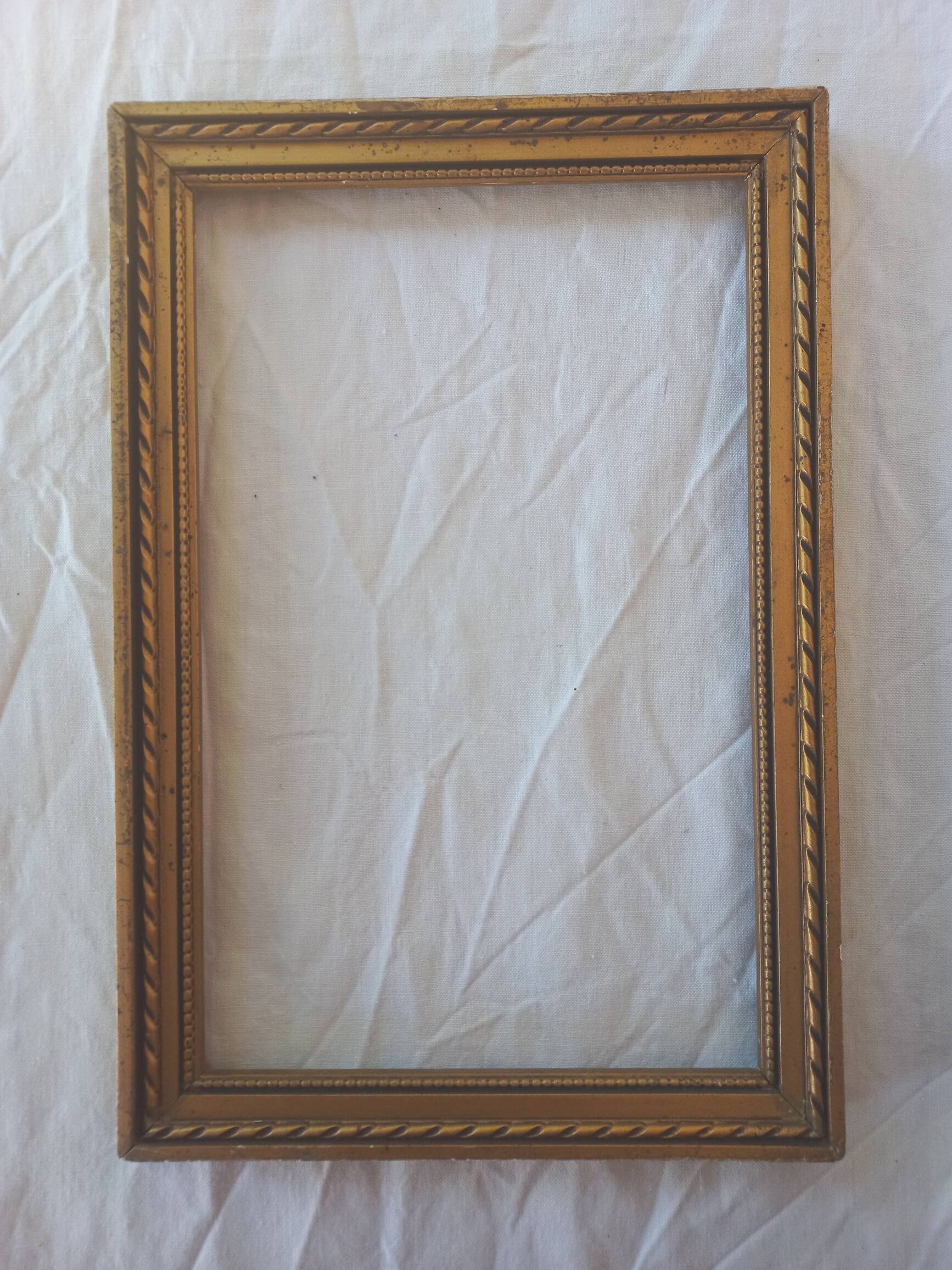 Old gilded frame