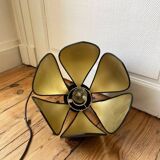 Vintage black and gold petal corolla suspension