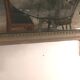 Louis XVI period mirror in patinated wood - 84x51cm