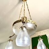 Large 1900 neoclassical chandelier
