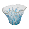 Vase bleu et transparent Costantini années 80 Murano