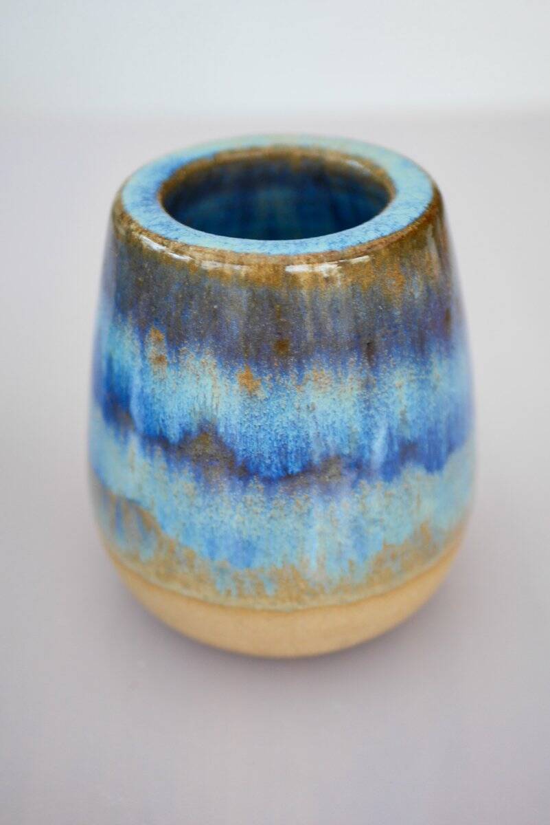 Mid-century modern art pottery vases by Michael Andersen, 1960s, set of 4