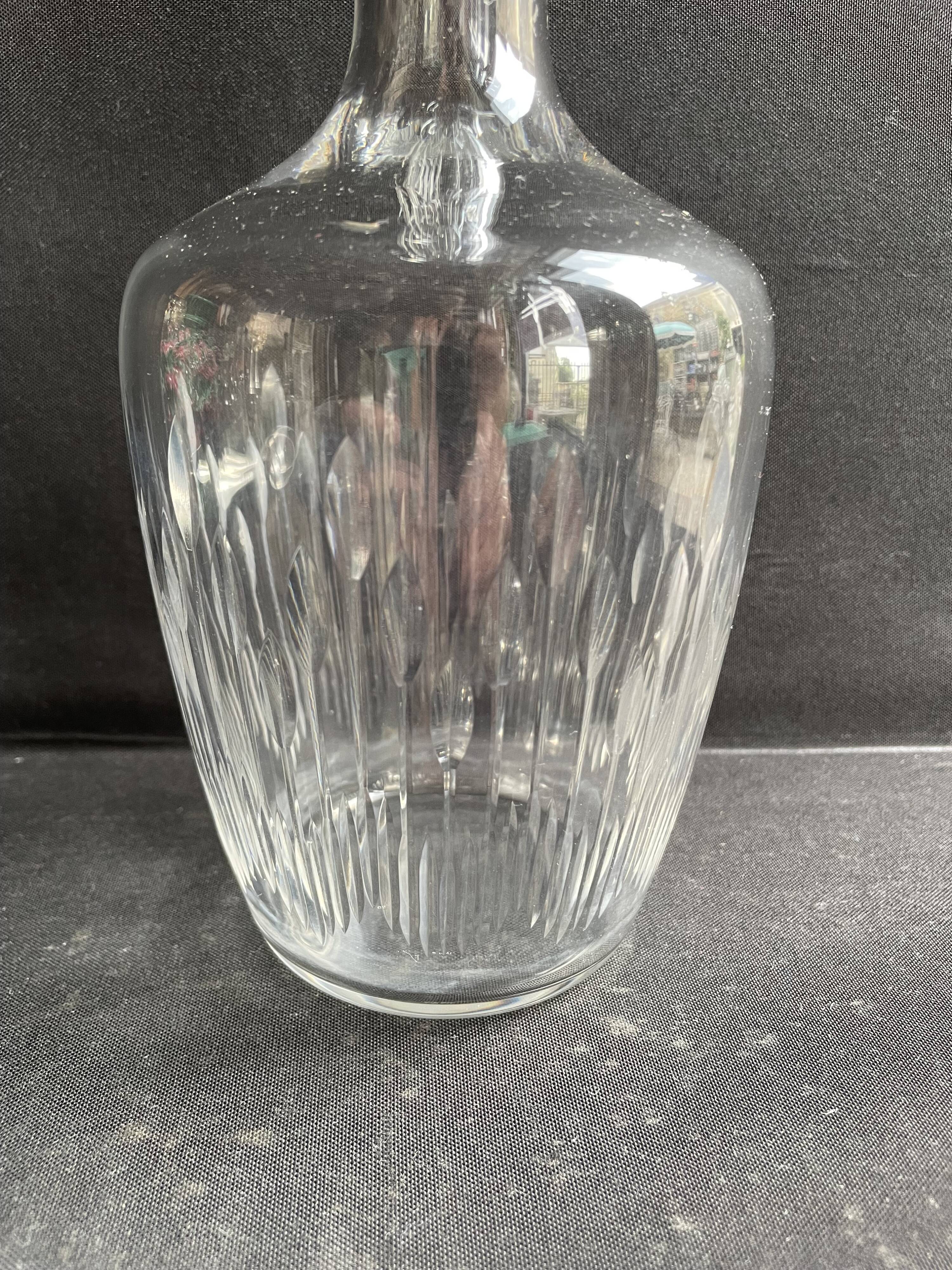Baccarat water carafe Corneille service