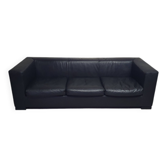 Wittmann leather sofa Camin by Paolo Piva