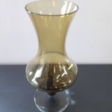 Vintage smoked vase