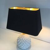 Designer pineapple lamp in porcelain