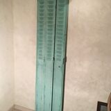 A large shutters old Persian metal indus vintage loft decoration accordion screen lot of 2