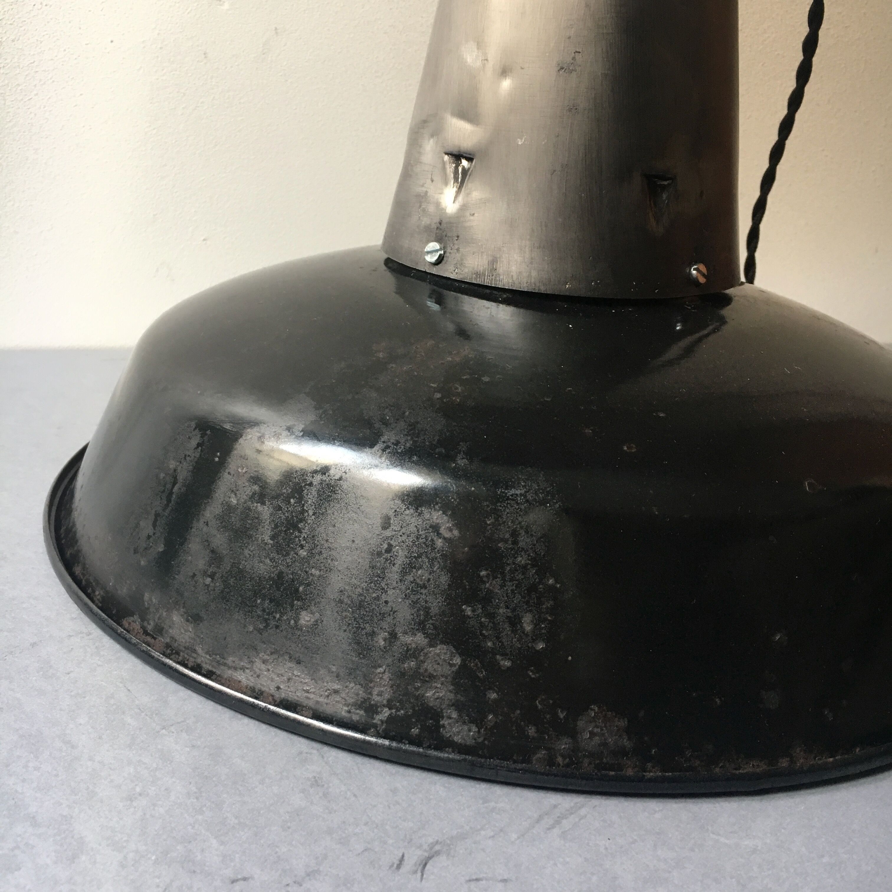 Old hanging lamp factory workshop industrial reflecto lux