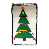 Tapis en laine pure naturelle fait main taille 100 x 200 cm