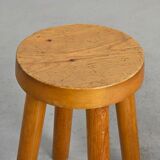 Pair of stools by Charlotte Perriand, Les Arcs, circa 1965