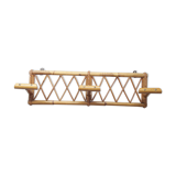 Rattan coatrack
