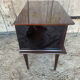 Vintage 1950s-60s Mahogany Veneer Wood Nightstand