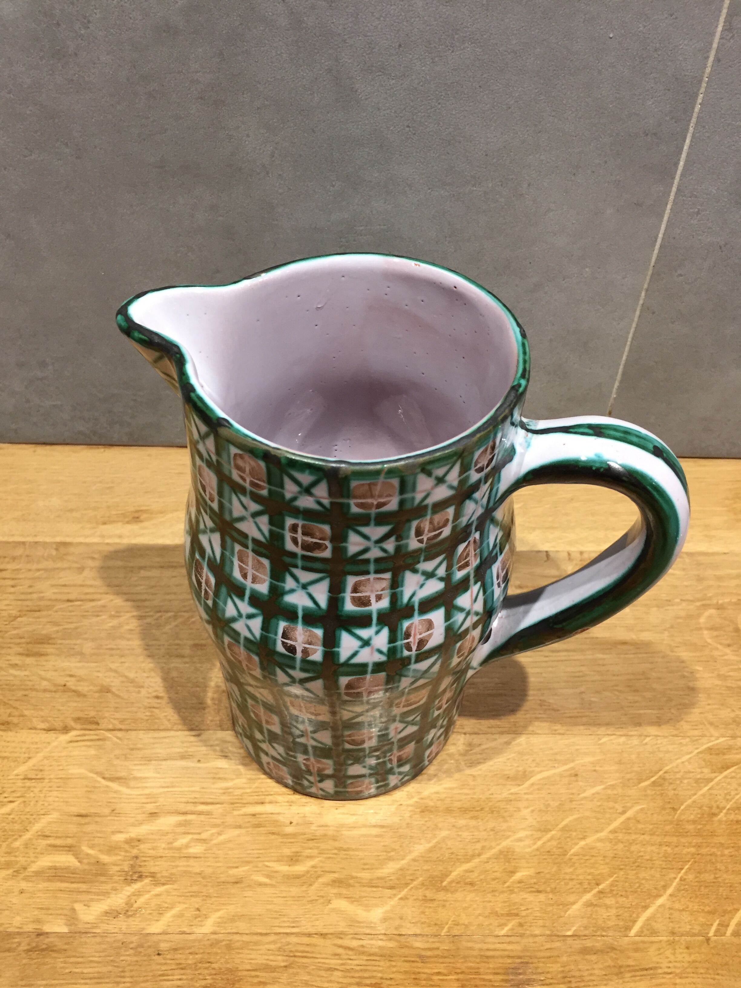 Robert Picault Vallauris ceramic pitcher 60s