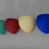 Set of Four Leucos Golf P 1 Wall Lights by Toso & Massari