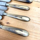 Service Of 12 Table Knives - Blonde Horn Handle