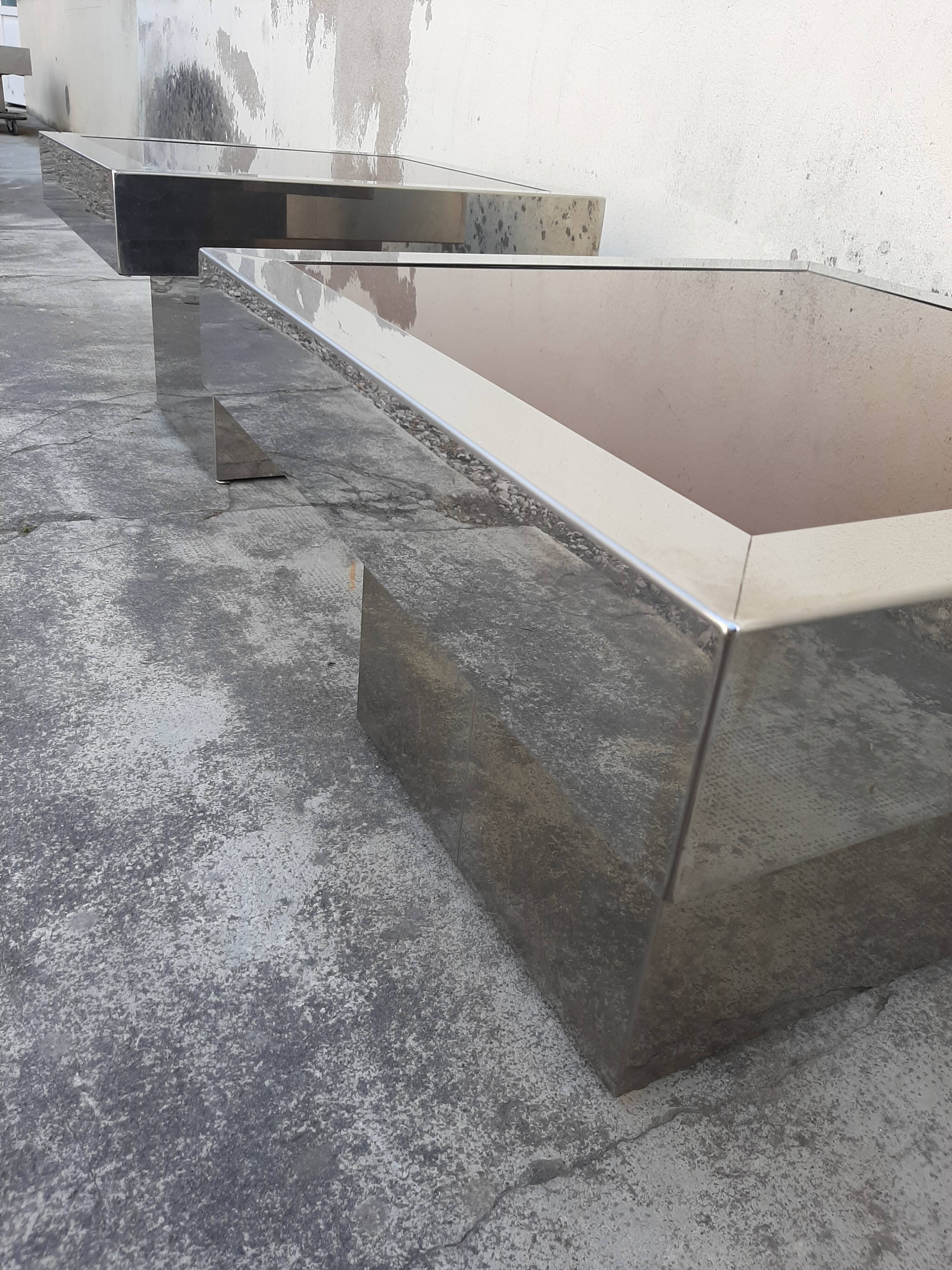 Pair of coffee table 70/80