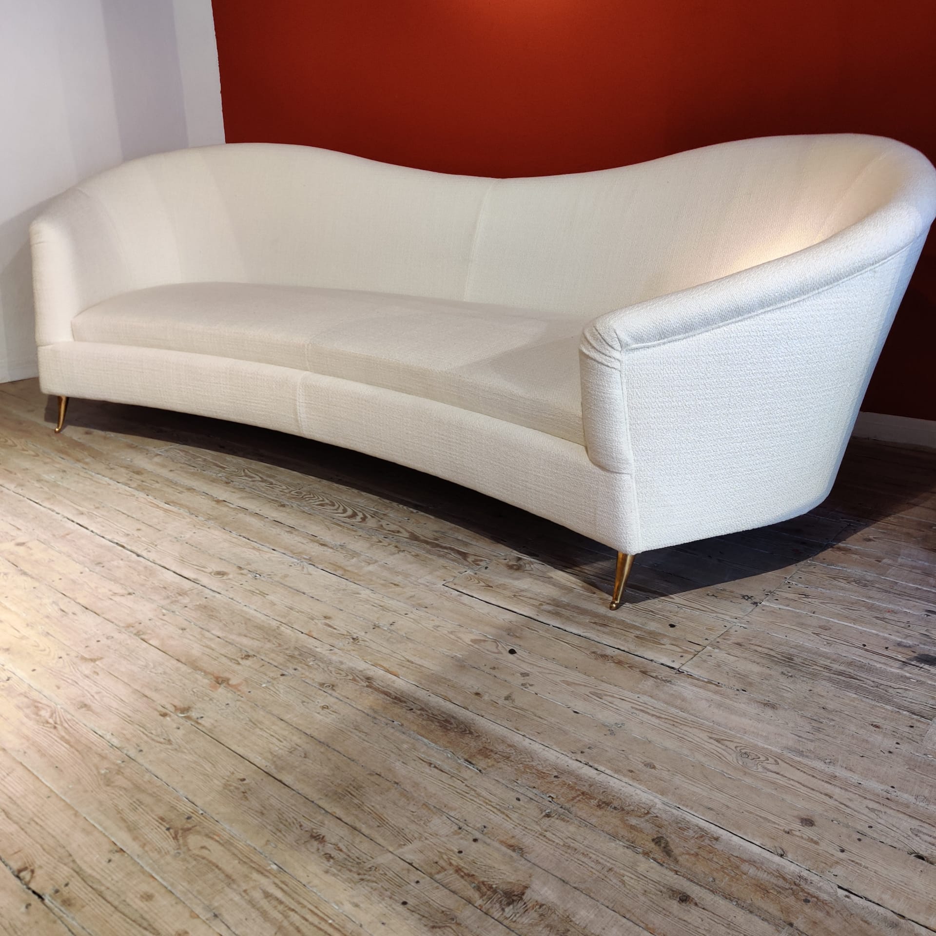White Italian sofa