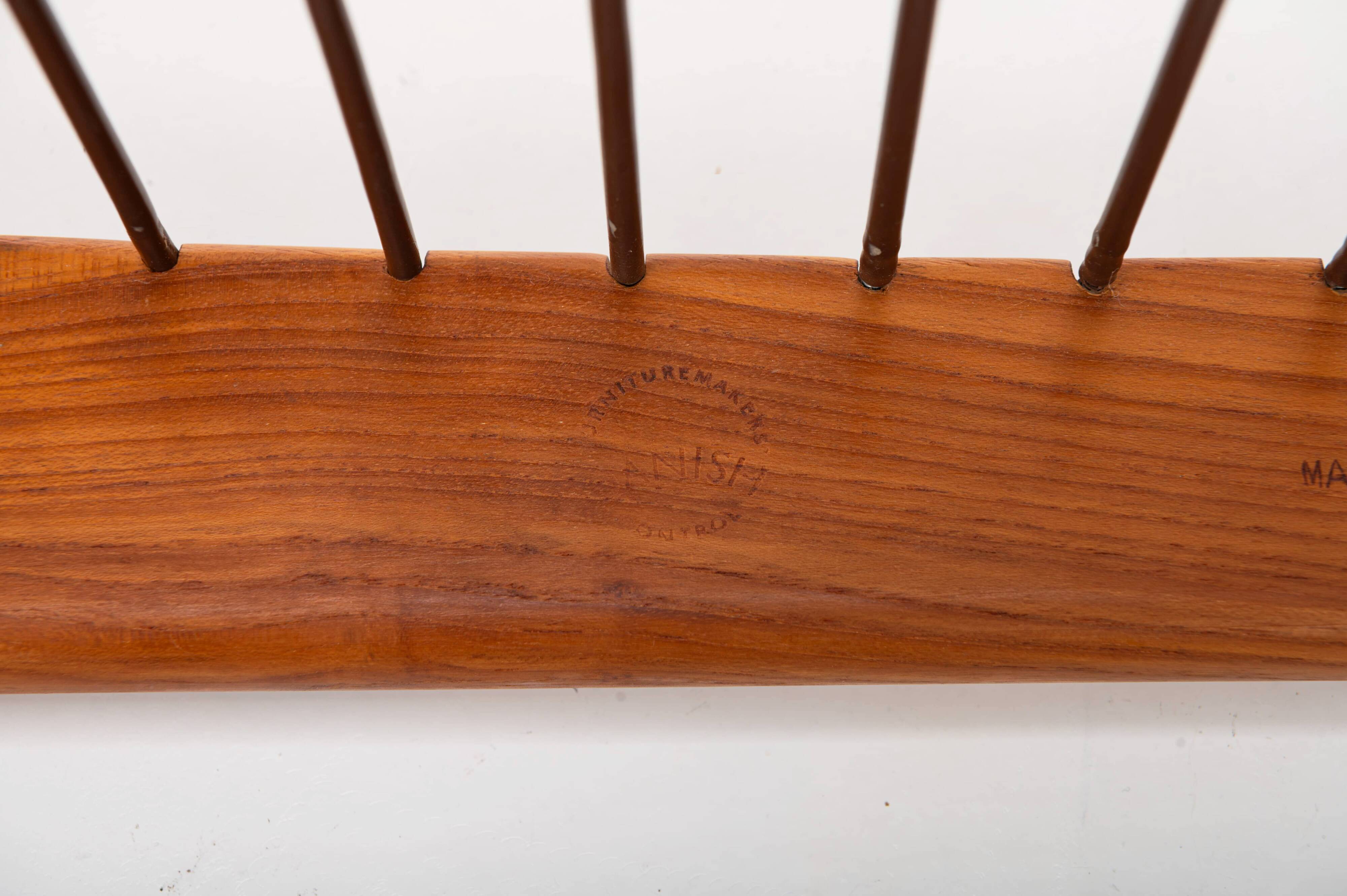 Model 121 Paper knife easy chair by Kai Kristiansen for Magnus Olesen, Denm