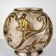 Art Nouveau monkey and plant vase E.Chapelle