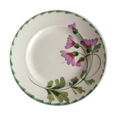 Assiette plate St-Amand & Hamage Nord vintage