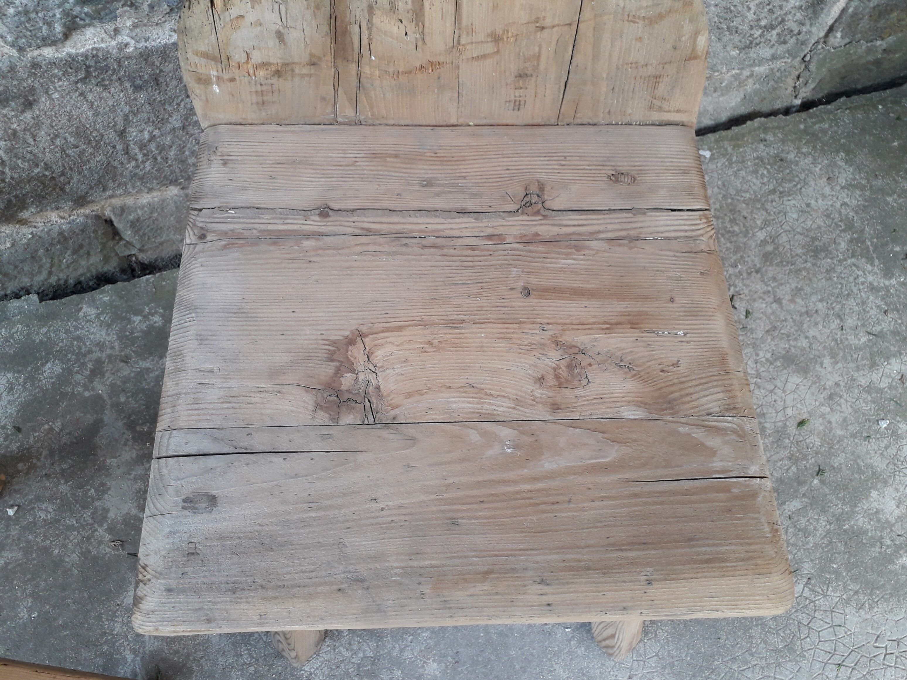 Pair of brutalist chairs