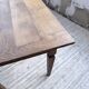 Solid oak farmhouse table with extensions (190-280cm) 1950