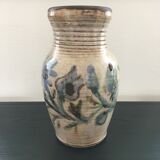 XL vase with floral decoration
