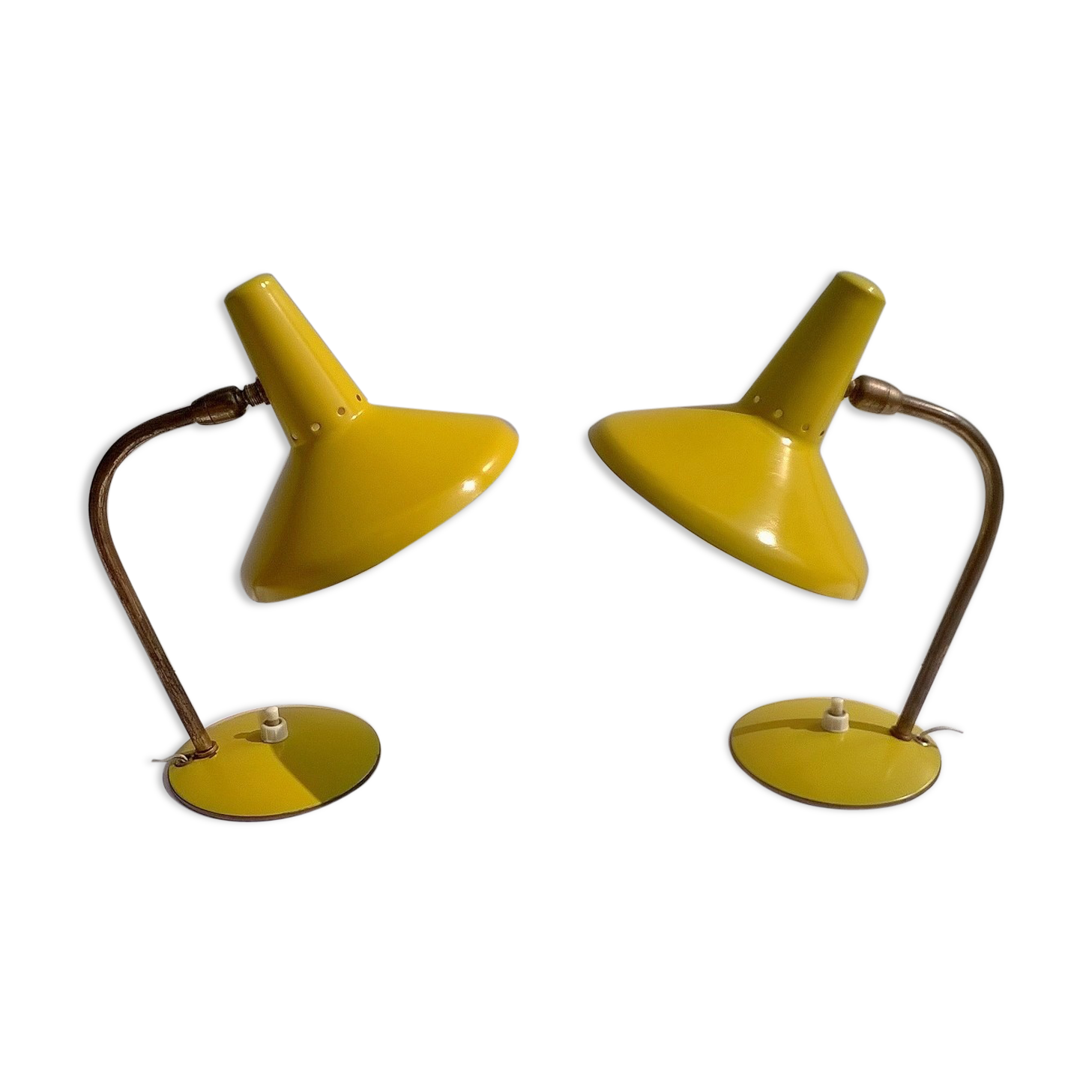Paire de lampes de bureau d’Arredoluce 1950s
