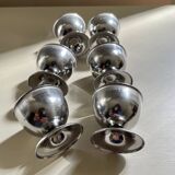 Vintage stainless steel egg cups