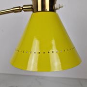 Brass Table Lamp Attributed to Hala Zeist, Netherlands, 1950s