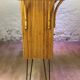 Rattan bar and its 2 stools 60s