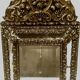 Miroir a parcloses en cuivre repoussé XIX siècle