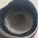 Empty pocket burnt wood