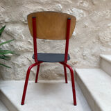 Vintage painted school chair