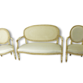 Salon Style Louis XVI époque XIX