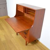 Danish Teak Secretary by Borge Mogensen Edition Soborg Mobler 1960