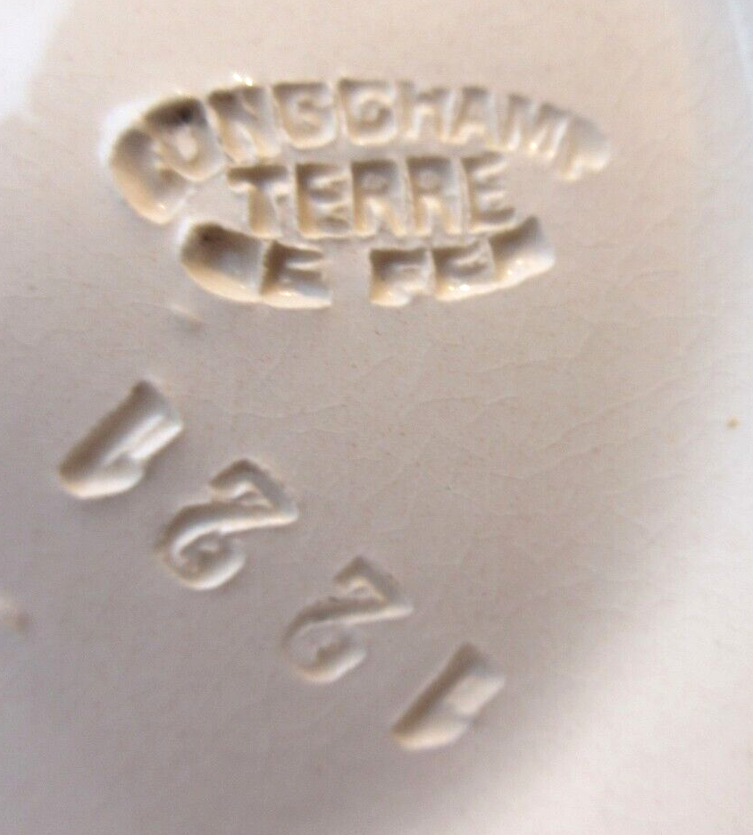 Oyster plate signed Terre de Fer Longchamp.