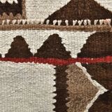 3x9 Brown Beige Persian Kilim Rug 89x269Cm SK 35148