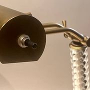 Art Deco desk lamp - vintage notary lamp - Hollywood Regency -