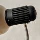 Lampe de bureau vintage Massive blanche et noire  - 1970