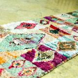 Moroccan Berber carpet hallway Boujaad 288 x 68 cm New