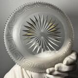 4 Baccarat plates in Greek key pattern 19th century