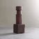 Socle sculptural en bois massif
