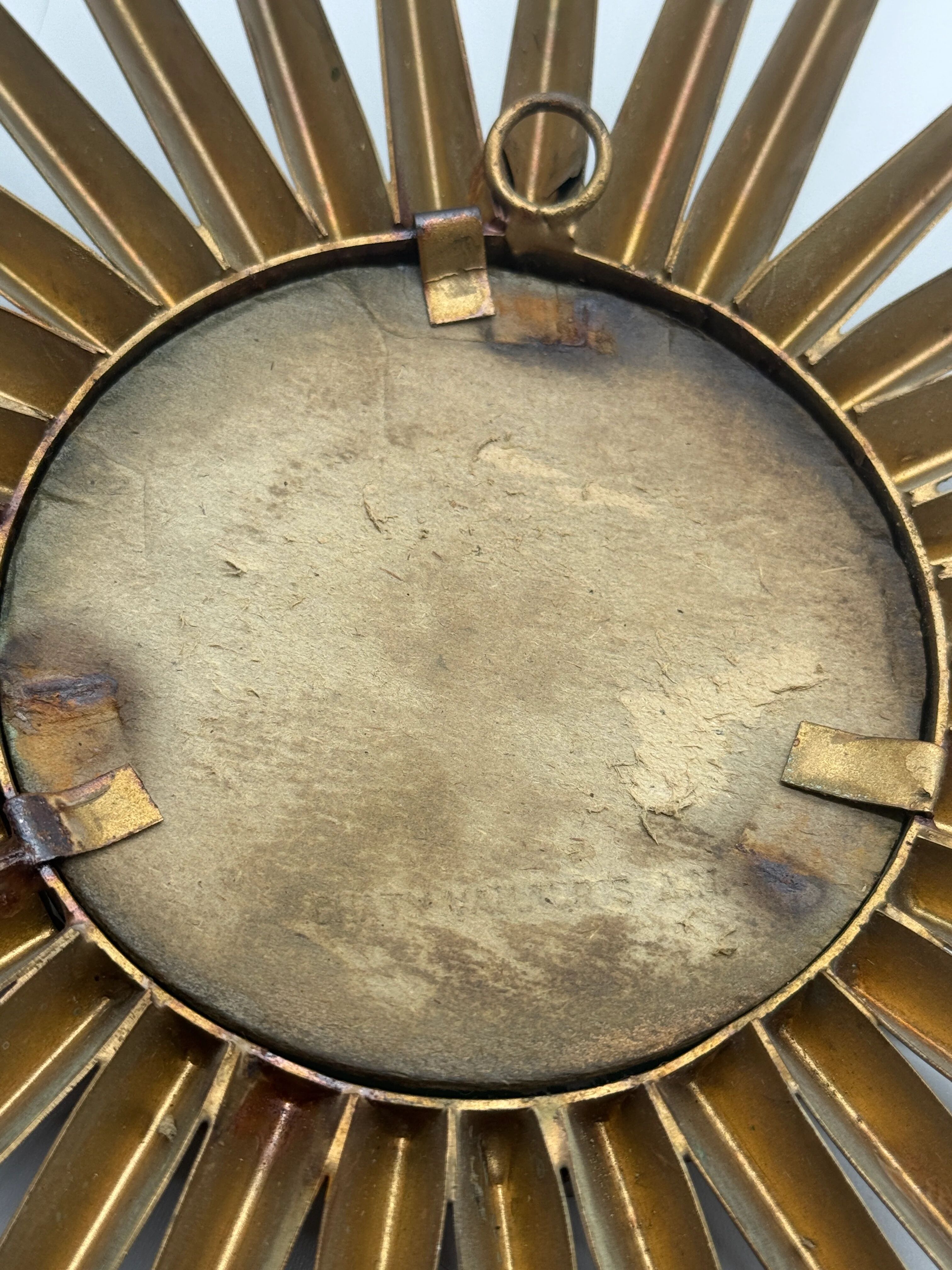 Miroir "Soleil" Chaty Vallauris, France, 1950s