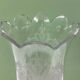 Baccarat crystal bamboo twist candle holder, signed.