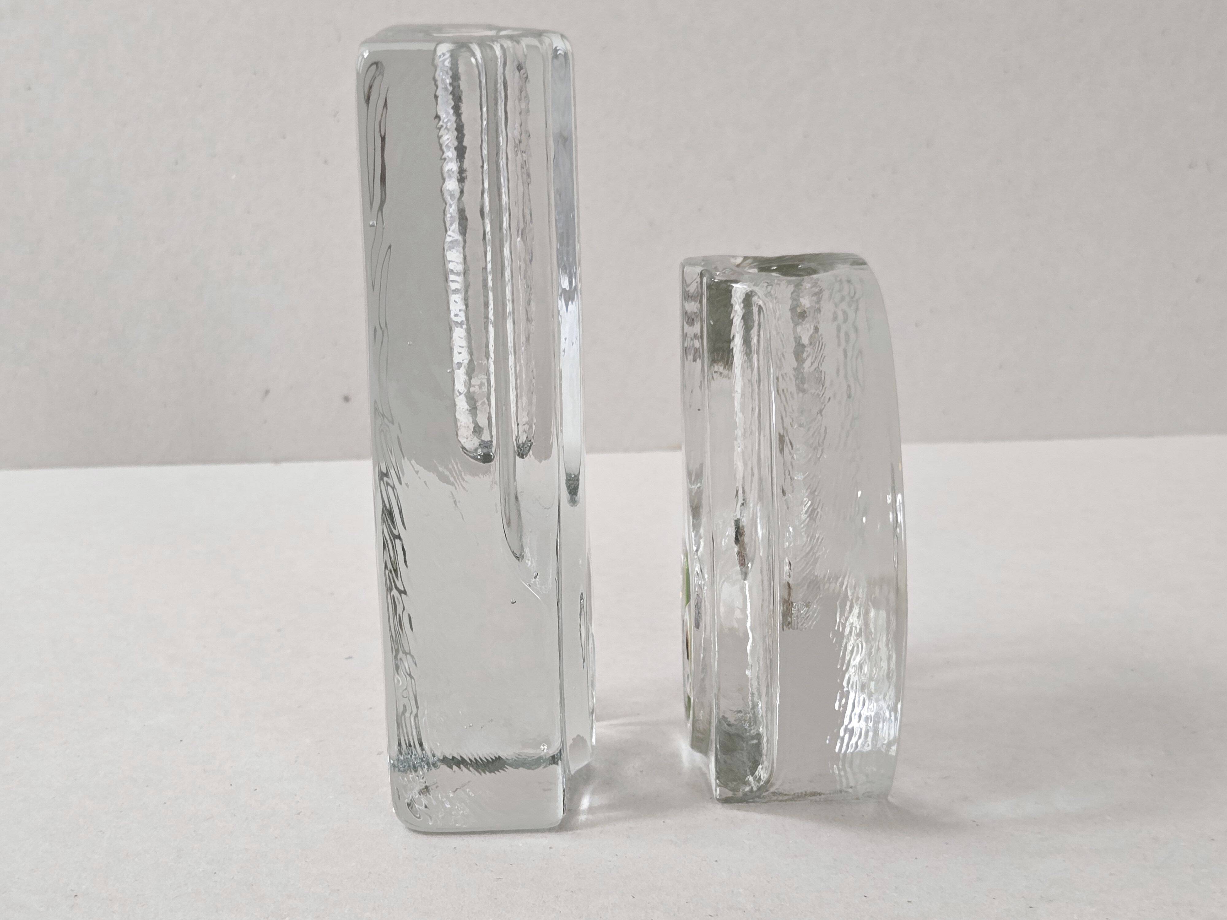 Set of 2 vintage vases by Walther 1970