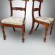 Pair of English Mahogany Sheraton Side Chairs, 1830s