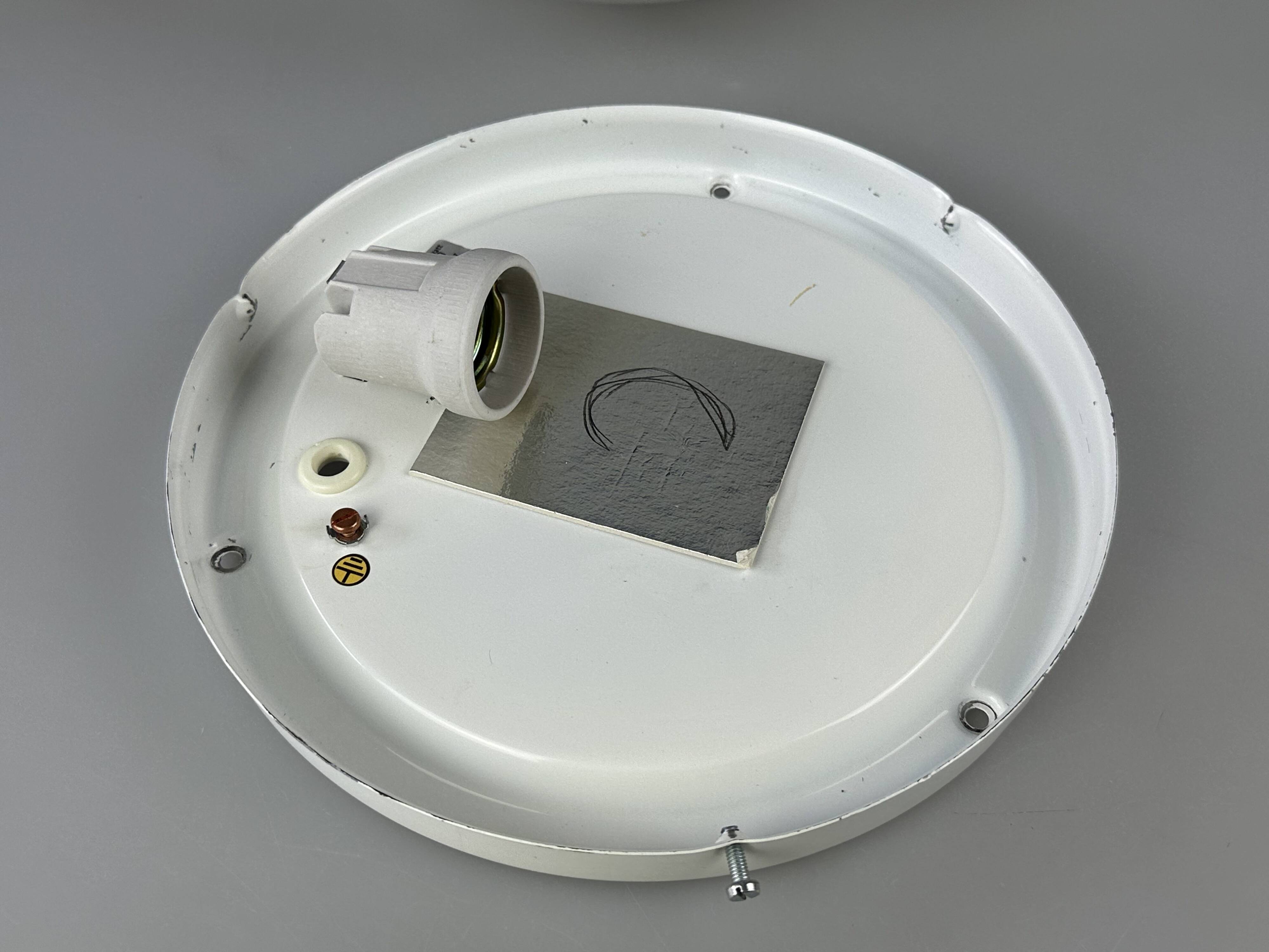 1960s/1970s Peill & Putzler Germany Ceiling Lamp, Space Age Design