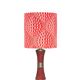 Red Vasarely lampshade